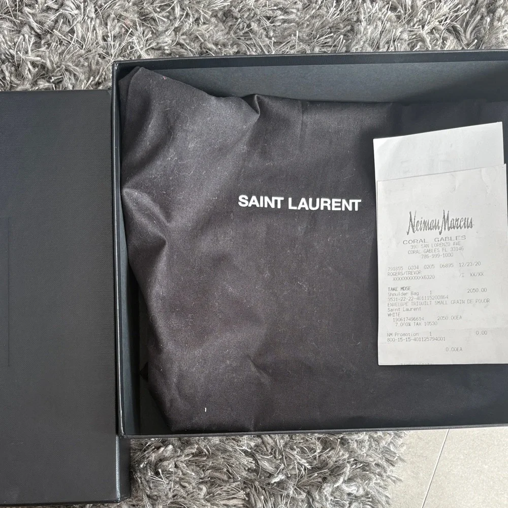 YSL Beige Quilted Crossbody Bag - Picture 10 of 11